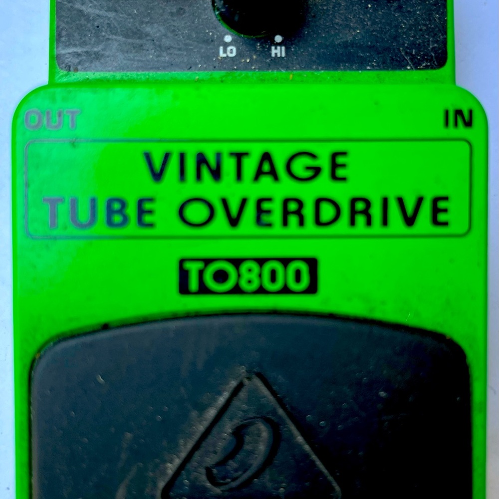Vintage tube overdrive